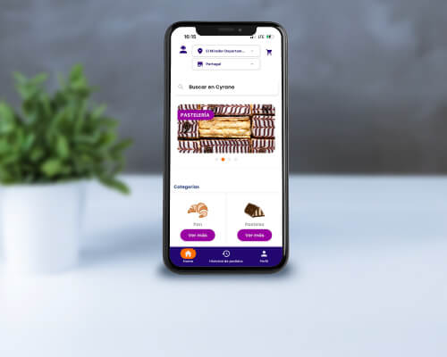 Aplicación de delivery Cyrano - Corfú